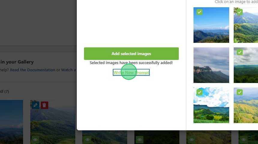 link to write new prompt