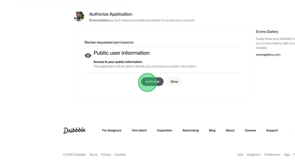 Authorize Envira Gallery