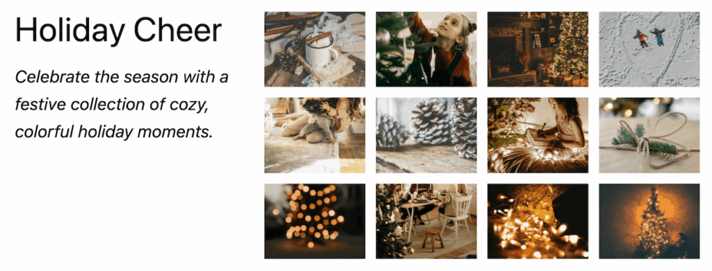 Fixed Grid Title - layout example